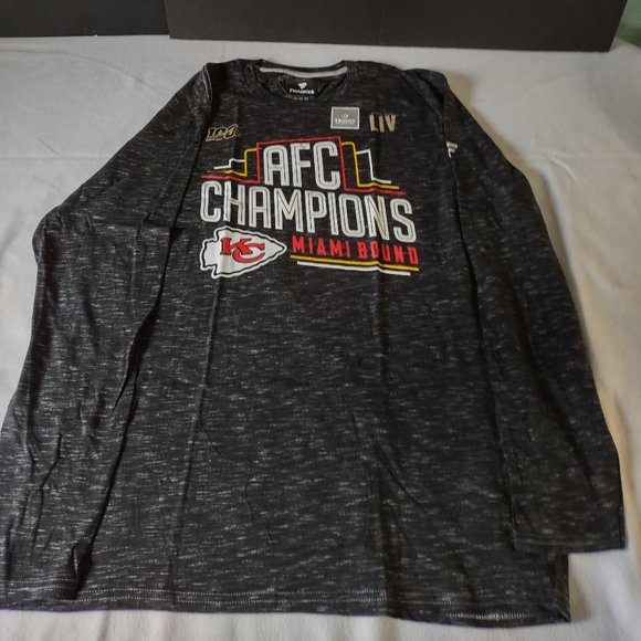 FANATICS MEN'S KC CHIEFS  LONG SLEEVE SHIRT XL - Picture 1 of 13